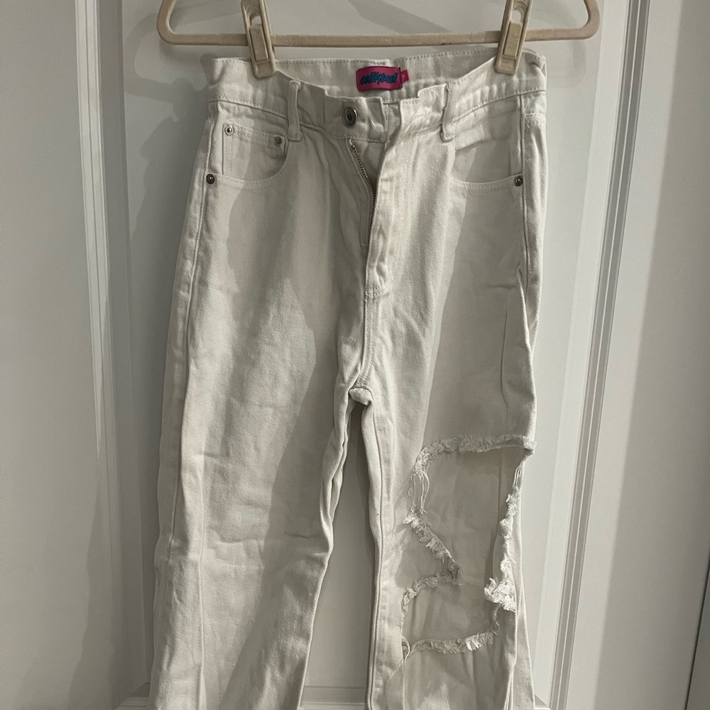 White jeans